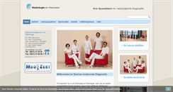 Desktop Screenshot of hannover-radiologie.de