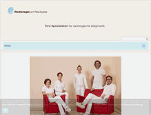 Tablet Screenshot of hannover-radiologie.de